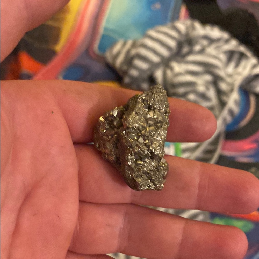 Natural Pyrite Stone for Reptile Habitats